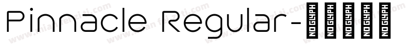 Pinnacle Regular字体转换
